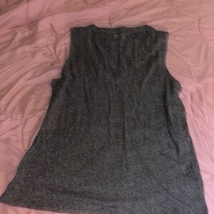 Madewell Gray Muscle Tee Sleeveless Top